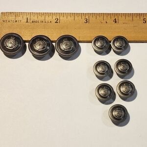 Stafford Antique Silver Blazer full button set + 2 spare